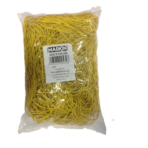 ELASTICO GOMMA GIALLO D90 SACCO DA 1KG Markin